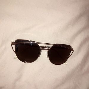 Silver Metallic Sunglasses